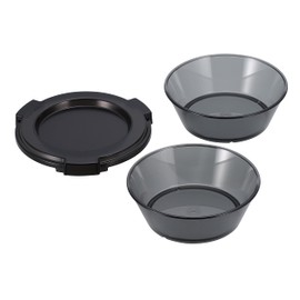 Captain Stag UH-3034 Shera Cup Lid for 11.8 fl oz (320 ml), Set of 2, Lid & Cup Set of 2, Made in Japan, Black, Lid 5.0 x 0.5 inches (128 x 13 mm), Cup 4.1 x 1.5 inches (103 x 39 mm)