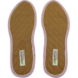 Nawemo Cinnamon Soles to Keep Feet Pleasantly Warm and Dry / Combats Foot Odour and Fungal Infection / Natural-Brown (Pack of 1) - Brown - 44 EU