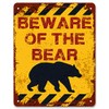 Print Crafted - Beware Of The Bear | Vintage Metal