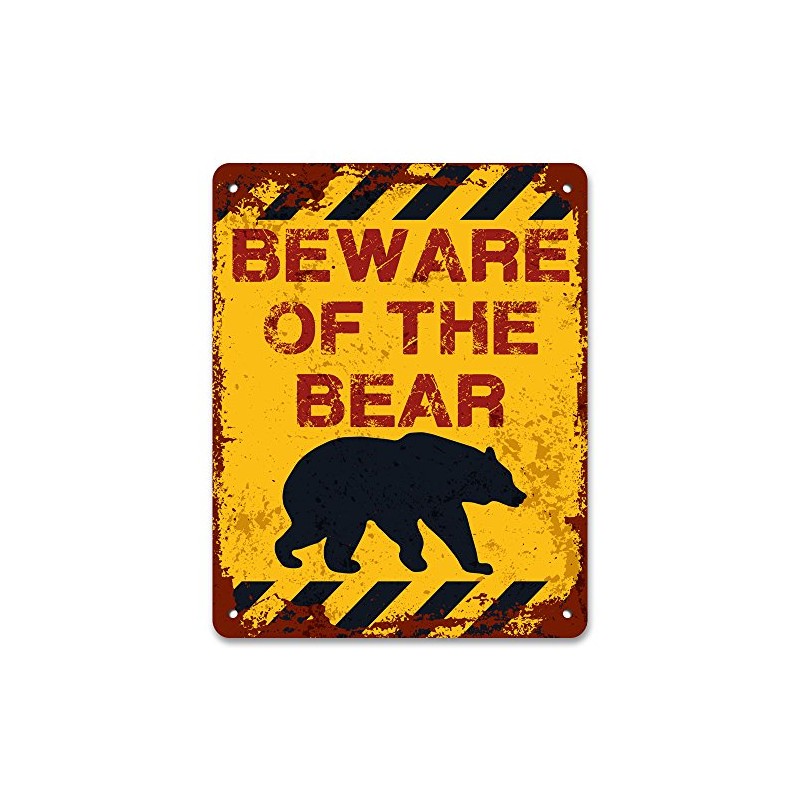 Print Crafted - Beware Of The Bear | Vintage Metal