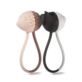 Lead Trend Cable Band Wrap Clip Zoo Animal Series Earphone Wiring etc. Cute (Needle Mouse + Black Pig)