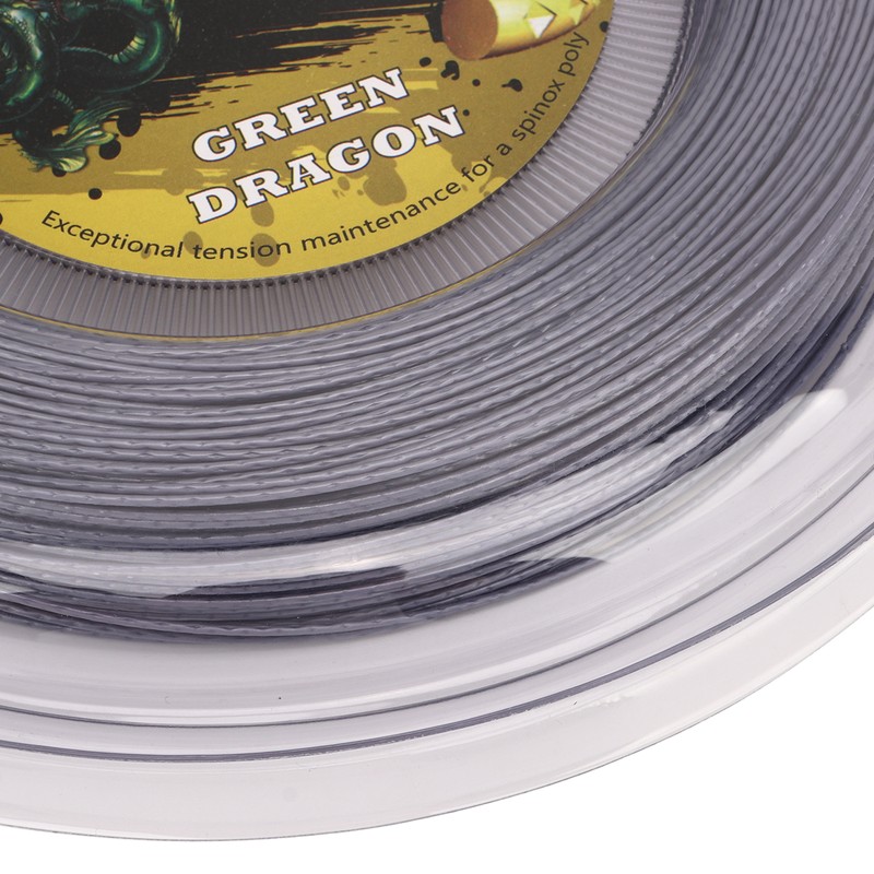 1.25mm Tennis Racket String Double Ribbed Pattern Beat Resistant Polyester