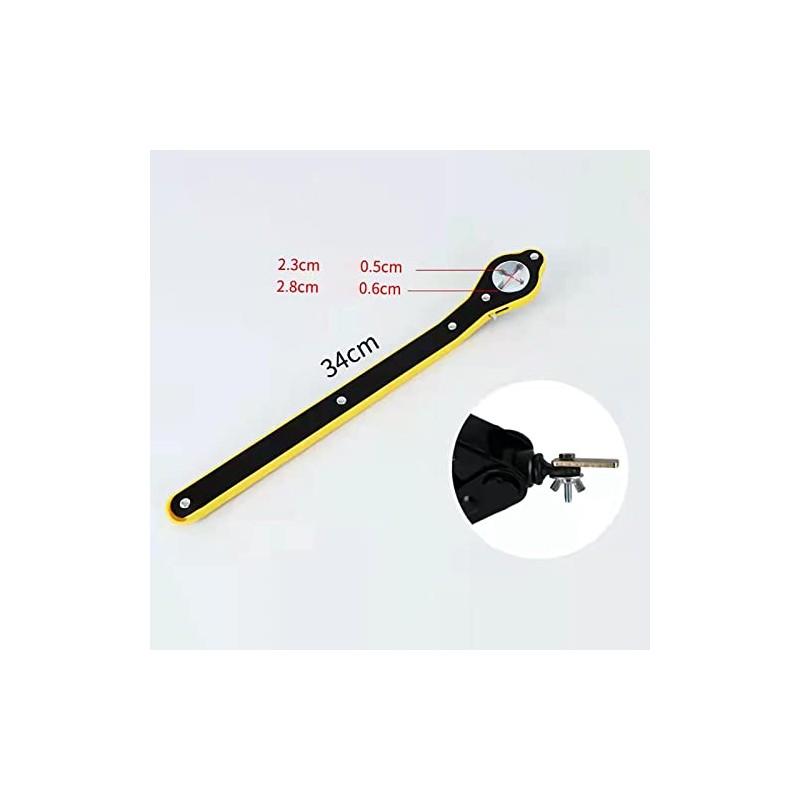 Llave de trinquete para gato que ahorra para automóvil, herramienta