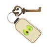 Mr. & Mrs. Panda Charm Avocado Couple, Premium faux leather