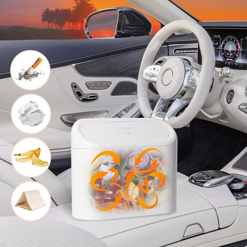 Accxes Mazda Bote De Basura Universal Portátil Montado En Vehículo