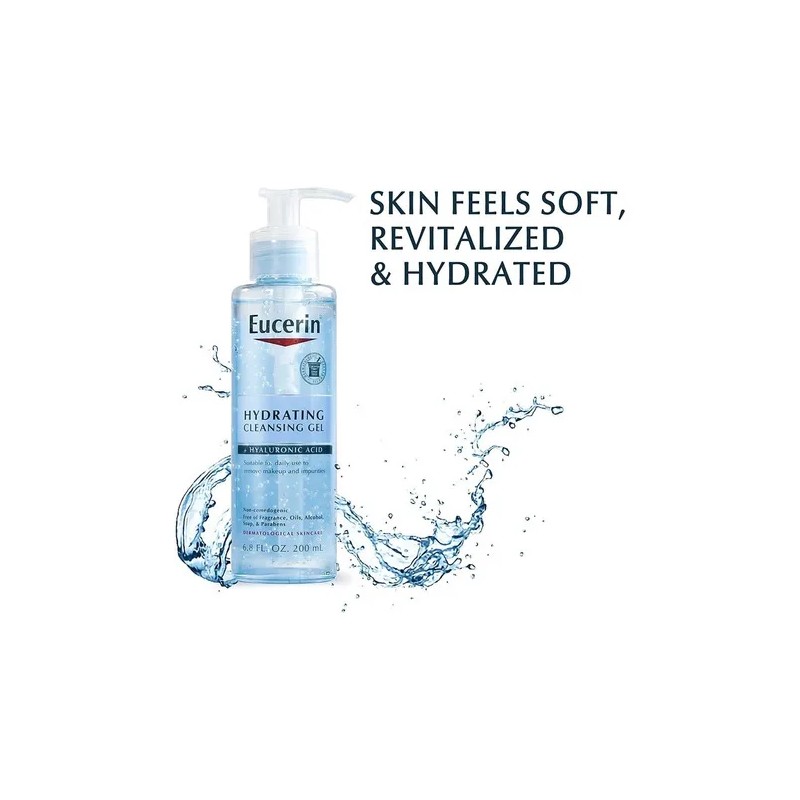 Eucerin Gel Limpiador Facial con Ácido Hialurónico Hidratante Todo Tipo