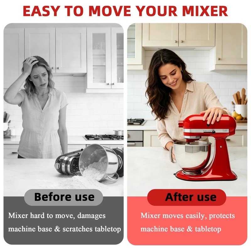 Mixer Slider Mat for KitchenAid 4.5-5 Qt Tilt Head Stand