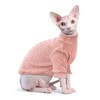 Idepet Sphynx Hairless Cats Sweater Shirt Kitten Soft Puppy Clothes