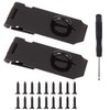 Set of 2 Padlock Hasps, Safety Hasps, Stainless Steel Door