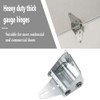Garage Door Hinges #5, 14 Gauge Steel, Galvanized Finish, 2