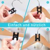 Kinmsito Pack of 100 Clothes Hangers, Space-Saving, Clothes Hanger Connectors