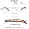 YEIN 2 Pairs Blue Ligth Blocking Reading Glasses for Men