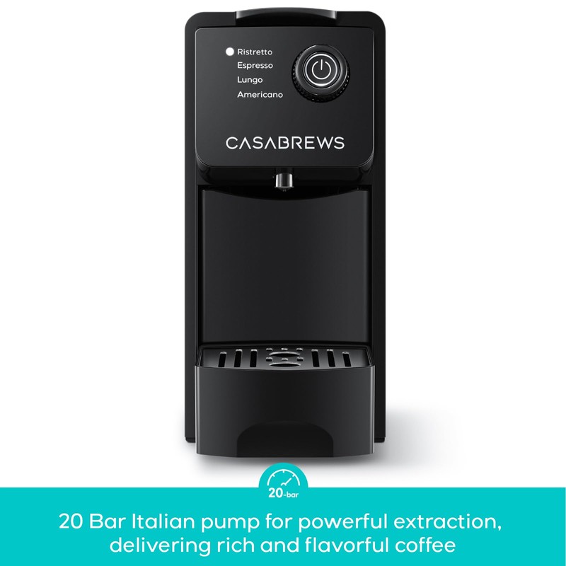 CASABREWS CM7036E Espresso Machine for Nespresso Original Pods, 20 Bar