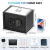 Mitlvge 0.6 Cu Ft Mini Safe, Home Safe Box with