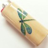 Grehge ly Lighter Case Holder Sleeve Cover Dragonflies Fits Bic