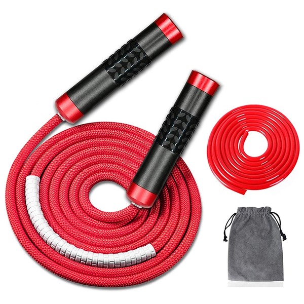 Redify Cuerda de saltar con peso para entrenamiento físico (1