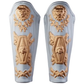 Jacobson Hat Company Men's Eva Leg Guards, Silver/Gold, Adult