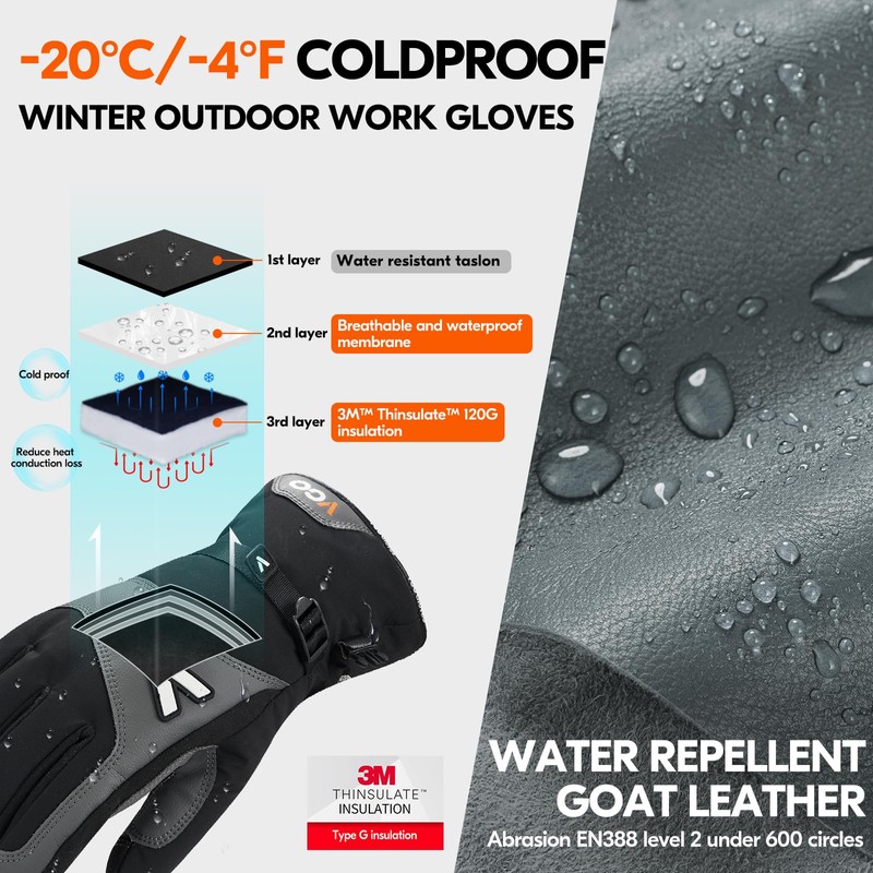 Vgo... GA7760FLWP (Black, XL)