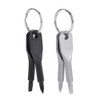 Mini Screwdriver Keychain Set, Portable Flat Head Stainless Steel and