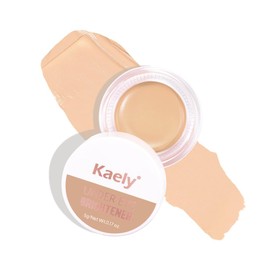 Kaely under Eye Brightener,Conceal Brighten Dark Circles,Color Correcting Pot Concealer for Dark Circles,corrector de ojeras,Waterproof,Anti-Aging,Vegan Makeup & Cruelty-Free,10 Natural