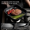Kikcoin 16Pcs Pots and Pans Set Nonstick Ceramic Cookware Sets