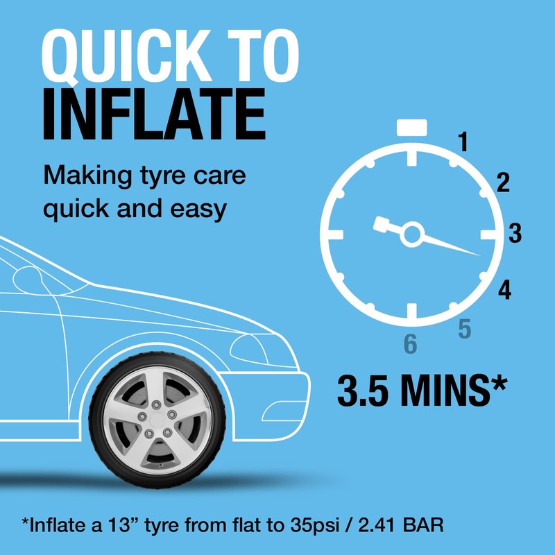Ring Automotive - RTC450 Digital Tyre Inflator with Auto Stop,