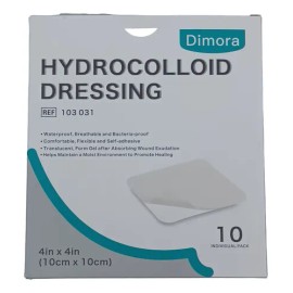 Dimora Apósito Hidrocoloide Ultra Thin 10cmx10cm 10pzs