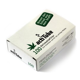 Activated Charcoal Pipe Filters – 8.4mm x 35mm – Fits 9mm Pipe Stems – 100 Count – Natural Draw Filter Tips for Rolling or Pipes – Made in Germany