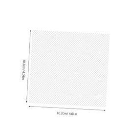 DOITOOL 10pcs Eye Mesh Printable Fabric for Masks Cosplay Props and Craft Making Mesh for Costumes and Ventilated Design Events