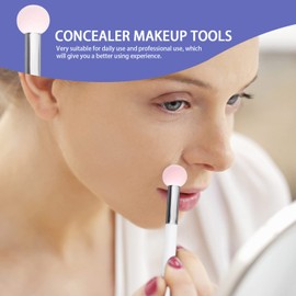 Baluue 5pcs Small Makeup Sponges Soft Design for Blending Concealer and Foundation Versatile Dry Wet Use Cosmetic Puff for Application