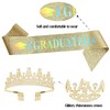 Graduation Sash and Crown Kit Graduation Party Supplies for Girl