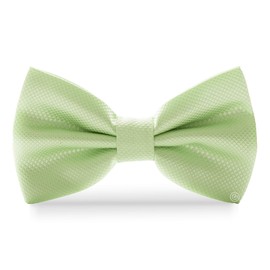 GRIN accs - Set o Kit de Moño y Tirantes para Hombre - Con Piel - Color Verde Pastel