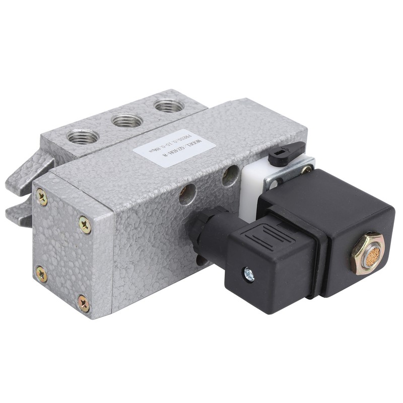 Electric Solenoid Valve G1/4in 2 Position 4 Way Square Single