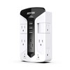 BESTEK 7-Outlet Wall Tap Surge Protector Power Strip with Swivel