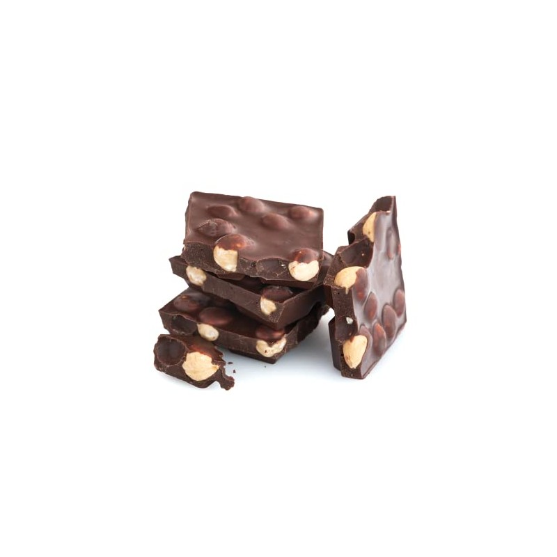 Belgian Gourmet Dark Chocolate Bark with Salted Almonds - Gift