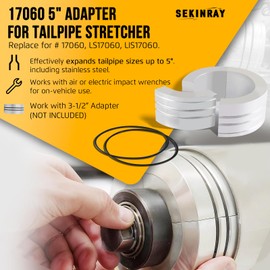 Sekinray 17060 5" Adapter for Tailpipe Stretcher, Tail Pipe Stretcher adapte, 5” Collet, Exhaust Tools.