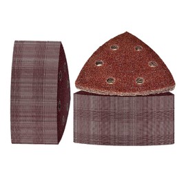 Sandpaper Triangle Sander, Pack of 60, Mix 20 x Grit 100, 120, 180, Sandpaper Velcro, Delta Sandpaper, Sandpaper for Triangular Sanders, Sanding Triangles 93 x 93 x 93 cm