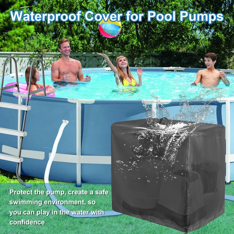 Ytwkafa Pool Pump Cover, Technology Box for Pool Pump, 420d
