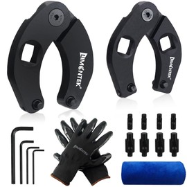 limontek Gland Nut Wrench, Adjustable Hydraulic Cylinder Spanner Wrench Set of 2 with Pins & Allen Wrenches for Farm & Construction Equipment