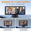 2-Kids Baby Car Camera for Seat: 6.9 Inch Ultrawide Display