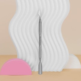 STALEKS PRO by Natury Nails Cuticle Pusher Manicure Pedicure Stainless Steel Smart 51/2