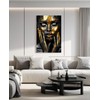 KPLUNDO African American Wall Art Abstract Women Canvas Prints Black