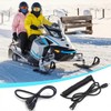 RAOPINGX Heated Shield Cord Snowmobile Helmet, RCA Plug Heated Cord
