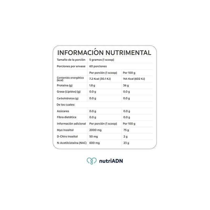 Suplemento Para Mujeres Myo Inositol D-chiro Inositol 40