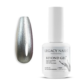 LEGACY NAILS Professional BEYOND GEL SOAK-OFF NAIL POLISH - Full Coverage, Highly Pigmented, Professional-Grade, Chip-Free, Long-Lasting (BEYOND GEL - SHILED 1/2 OZ)