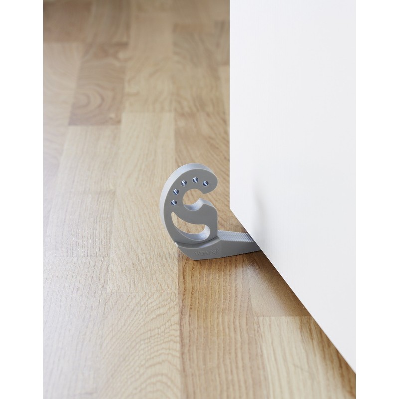 Wenko 50500100 WENKO Multi-Stop arrêt de porte/fenêtre, gris