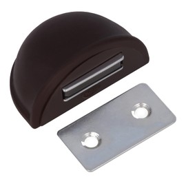 Amig Magnetic Door Stop, Diameter 48 x 25 mm, Model 403, Plastic, Brown, Floor Mounting, Protection for Your Doors, Windows and Furniture