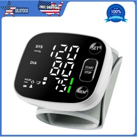 Oklar Blood Pressure Monitors for Home Use Rechargeable Wrist Digital BP Machine