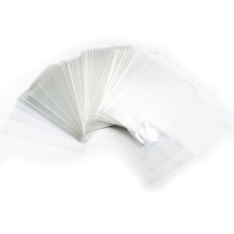 Recipe Card Protectors, 3x5 Inches, Clear Plastic Sleeves, 100 Pack