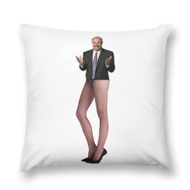 Funny Dr Phil Stockings Pillowcase Sofa Cushion Case Home Decorative Throw Pillow Cover for Couch Bedroom 18x18 Inch